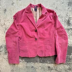 Vintage GAP Pink Corduroy Women's Blazer Size 8